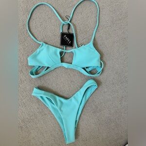 Zaful bikini, teal